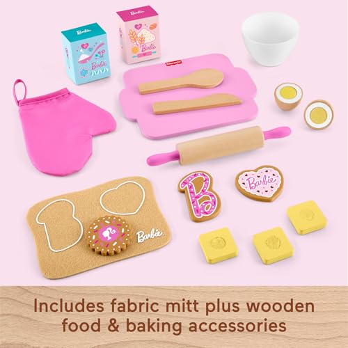 Fisher-Price Wood Barbie Cookie Baking Set - image 4