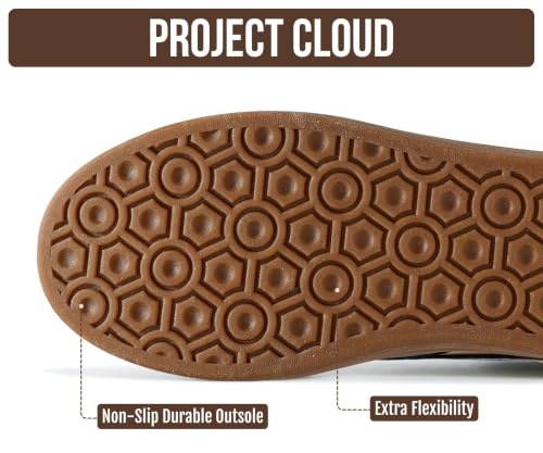 Image of Project Cloud Platform Sneakers for Women Footwear - Memory Foam Insole Womens Shoes, Lightweight and Non-Slip Sole Lace Up Fashion Sneakers for Women 2026 (Volley)