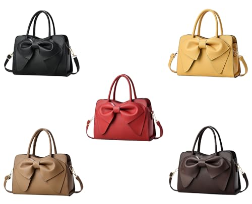 Image of JHVYF Women Tote bag Satchel Purses and Handbags for Women Shoulder Bags Bow Purse