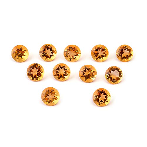 Citrine 7mm naturelle symbole de lumière pour bijoux uniques faits main