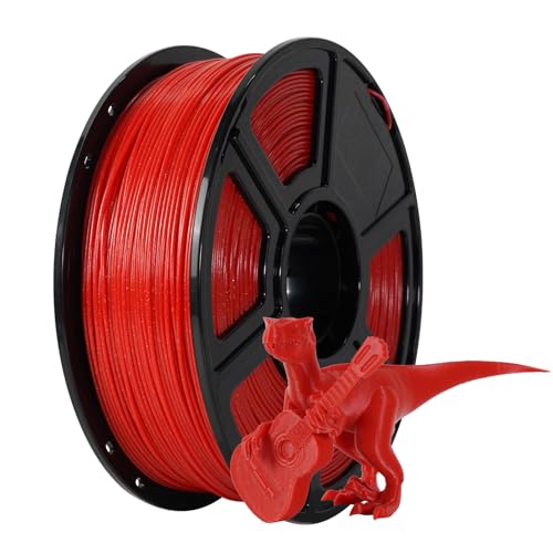 FLASHFORGE Sparkle ASA Filament 1.75mm, 3D Printer Filaments 1kg Spool-Dimensional Accuracy +/- 0.02mm (Sparkle ASA Red)
