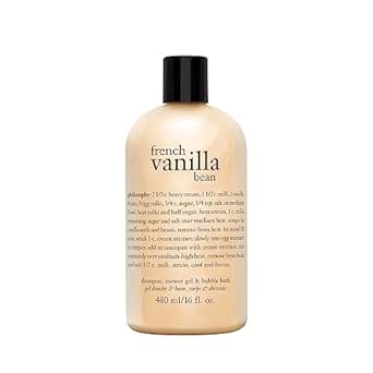 Amazon.com: philosophy french vanilla bean shampoo, shower gel and ...