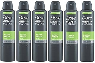 Dove Men Extra Fresh 48h Spray, International Version, 150 ml (6-Pack)