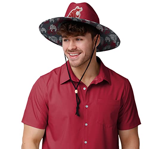 Image of Washington State Cougars NCAA Team Color Straw Hat