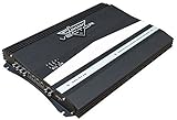 4-Channel High Power MOSFET Amplifier - Slim 2000 Watt Bridgeable Mono Stereo 4 Channel Car Audio Amplifier w/ Crossover Frequency and Bass Boost Control, RCA input, and Line Output - Lanzar VCT4110