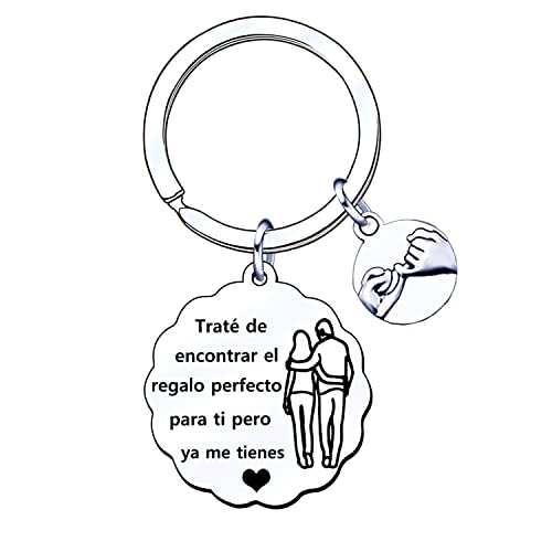 GUOYU Presente casal porta-chaves casal homem mulher presentes do dia dos namorados presente de aniversário de aniversário para marido esposa namorada namorado ele ela, 2, L