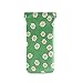 susiyo Daisy Grass Green Glasses Case Portable Microfiber PU Leather Soft Sunglasses Bag Eyeglasses Pouch Holder Squeeze Top for Women Men