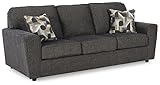 Signature Design by Ashley Cascilla Casual Sofa, Dark Gray