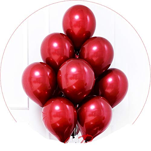 maxer メタリック マット【8色 レッド シルバー ゴールド ピンク ブルー グリーン パープル ミックス】10インチ 極厚風船 約3.2g 50個セット キラキラ光沢 オシャレ 祝賀会 歓迎会 卒業 入学 合格 誕生日 お祭り パーティー クリスマス ハロウィン イベント