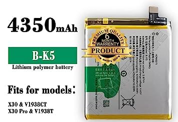 Image of Original B-K5 Battery for Vivo X30 / X30 Pro /B-K5 Battery with 6 Month Warranty*****(Original Battery 0192)