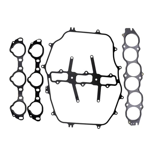 Image of XQSMWF Engine Intake Manifold Gasket Set Compatible with Nissan 350Z 2003-2006 & Infiniti G35 2003-2007 FX35 2003-2008 M35 2006-2008 3.5L V6 VQ35DE, Replaces 14036-AG000 14032-AM600 MS19332A MS964541