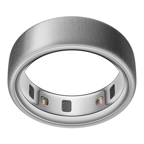 OURA Ring 4 - Brushed Silver - Size 10 - Smart Ring | Size First ...