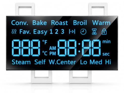 PROPART New Upgraded DE07-00129A LED Display Board, Compatible with Samsung Electric Range - Oven/Stove, Better Than Oem Quality, Fits Model NE59J7630SB/AA NE59J7630SG/AA NE59J7630SS/AA NE59J7630SW/AA