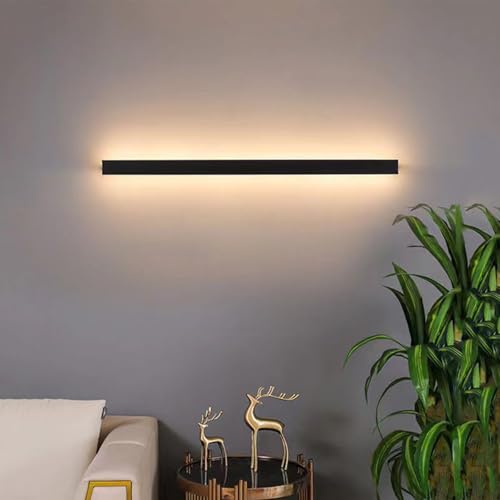 LED apliques de pared moderno regulable larga lámparas interior 60cm 7