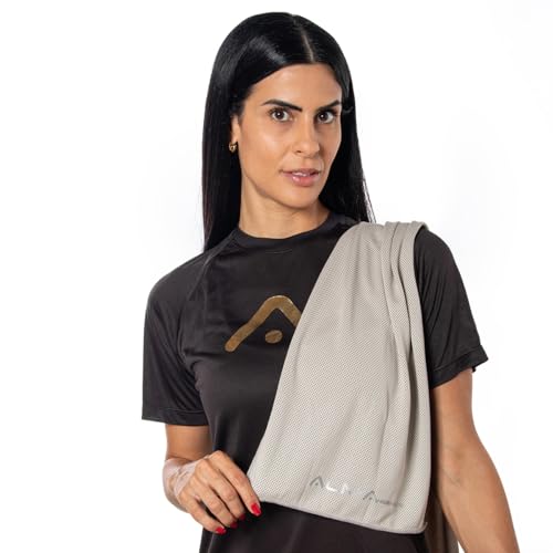 Toalha Sport Microfibra 1 Metro Cinza Alma Genius