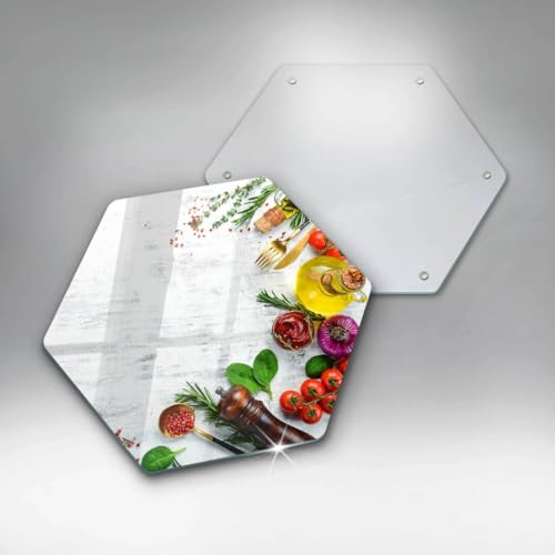 Protection plaque induction Wallfluent 40cm planche hectagonale premium - 6