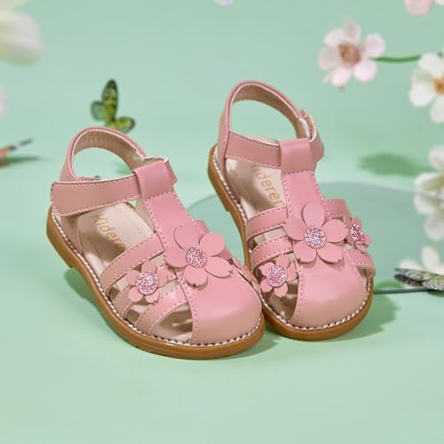 Image of Kiderence Toddler Girls Sandals Little Girls Kids Summer Shoes Toddler Sandals