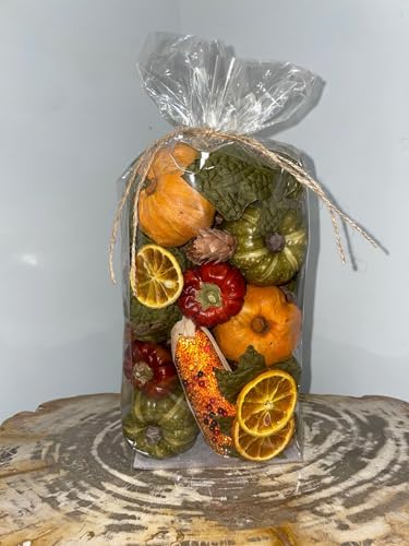 Andaluca 811394 Decorative Pumpkins, Indian Corn Pinecone Fall Bowl Filler Potpourri Decor thumb #4