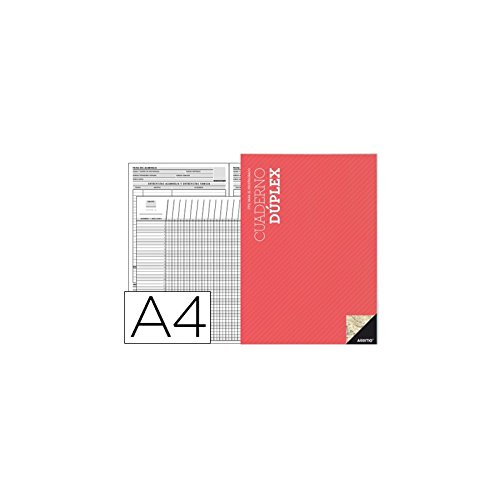 Additio P142 - Cuaderno Dúplex, color azul, surtido: colores aleatorios