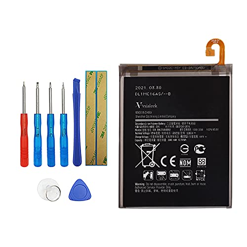 Vvsialeek New EB-BA750ABU Replacement Battery Compatible with Galaxy A7 2018 A750 SM-A750F A10 2019 A105 SM-A105F with Toolkit