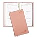 POPRUN Agenda de Poche 2022 Semainier 16,9 x 10 cm - Planner 2022 Petit avec Couverture Souple Spirale, Pages de Note et d'adresse, Rose