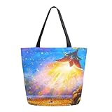 Per occasioni all'aperto: questa borsa tote in tela può essere un'ottima scelta per shopping, lavoro, ufficio, studio, viaggi, viaggi d'affari, feste in spiaggia e molto altro ancora. Può contenere cartelle A4, laptop da 15 pollici e oggetti più grandi. Naturalmente, è anche un assistente molto efficace per la conservazione della cucina interna.
