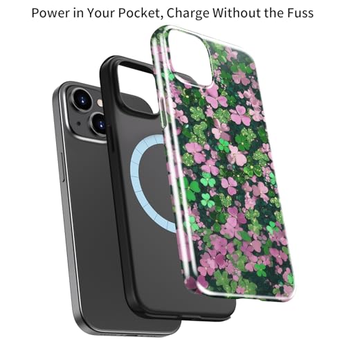 Coque iPhone 15 Plus compatible avec chargeur sans fil et antichoc double couche