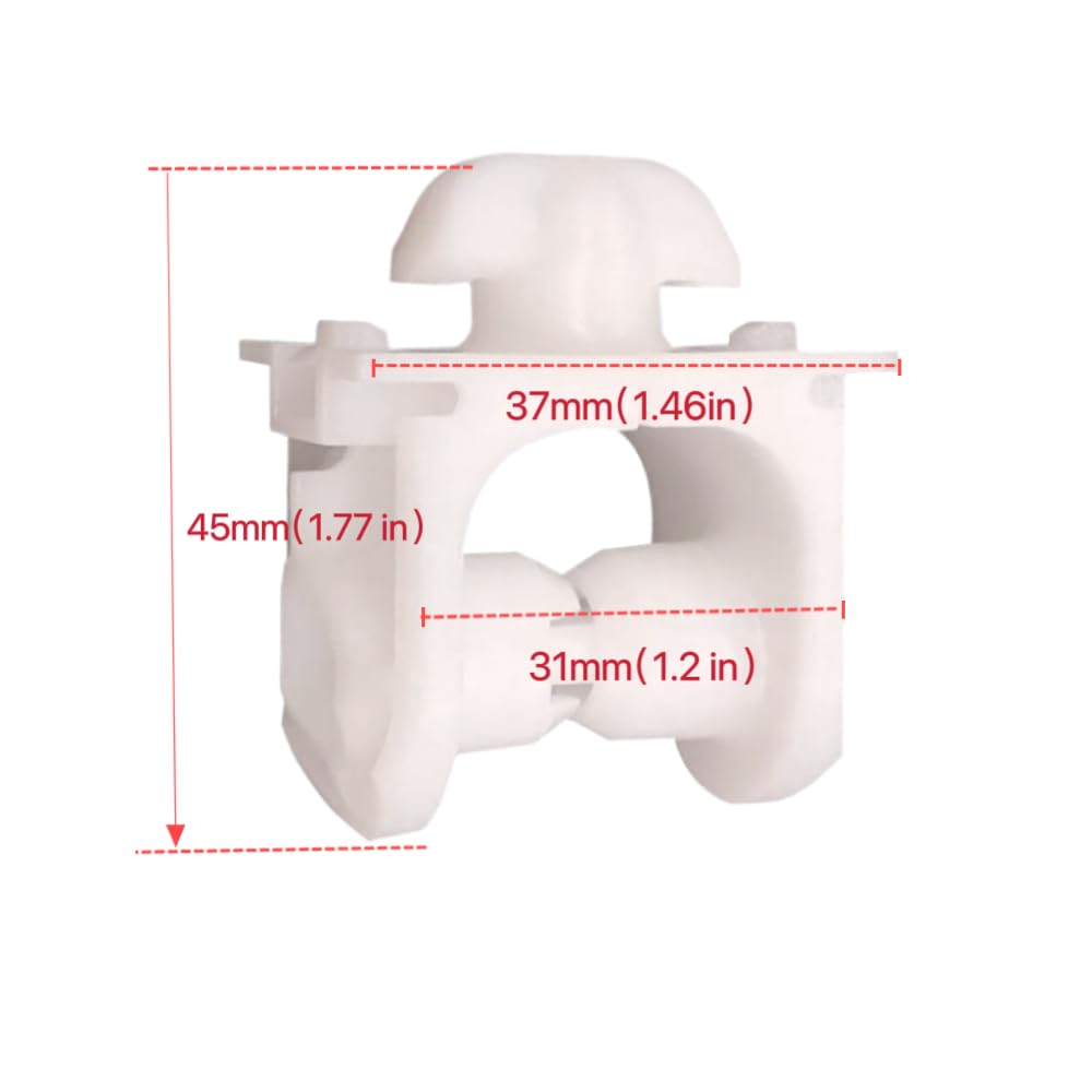 Washer Shock Absorber Fixing Clip Replacement Parts, Compatible with Panasonic/Whirlpool/Hisense Drum Washing Machine Accessories 2PCS