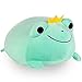 Super Weiches Frosch-Plüschtier,Niedliches Frosch-Quetschkissen,Niedliches Frosch-Plüsch-Spielzeug,Geschenk für Kinder,Kuschelige Plüsch-Frosch-Dekoration,35cm