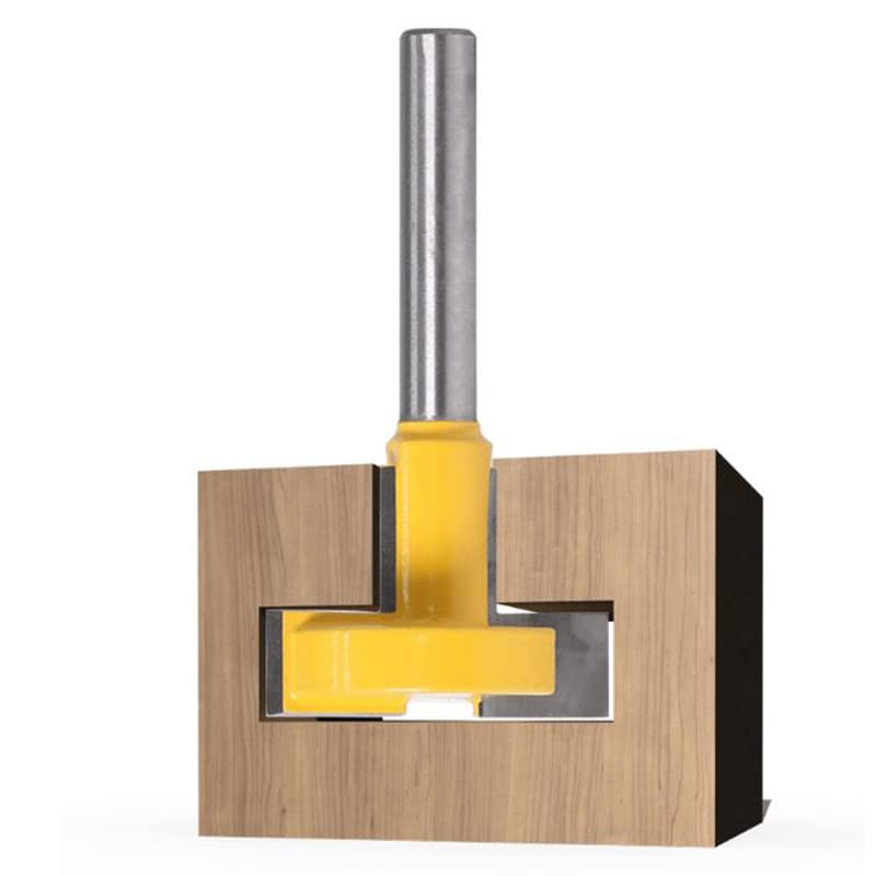 Bestgle 1/4" T-Slot and T-Track Router Bit, Keyhole Router Bit Woodworking Milling Cutter Tool, 1-1/16" x 5/16" x 13/16" - Image 4