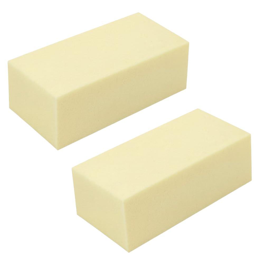 Oasis Pack of 2 Sec/Dry Floral Foam Blocks | Water Weather Resistant Dry Floral Foam for Artificial/Dried Flower Arrangements | Size 9 X 3 X 4 Inches