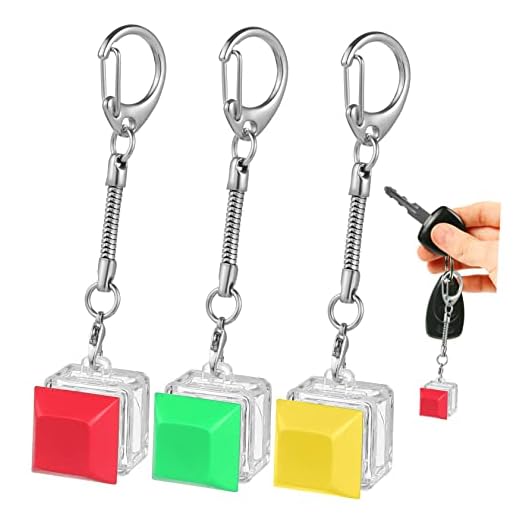 OKUMEYR 3 Pecas chaveiro brinquedo porta-chaves analgésico teclado de computador teclas teclados de computador pingente de chave charme botão interruptor mecânico Liga de Zinco