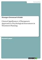 Clinical Significance. A Therapeutic Approach to Psychological Assessment in Treatment Planning 3656979561 Book Cover