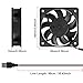 6Pcs 60mm USB Brushless Cooling DC 5V 60mm x 10mm Fan - 4200 RPM for 3D Printer, Electronics, Air Purifier, DIY Projects