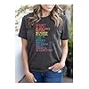 Science-is-Real-Equality-Shirt-Women-Black-Lives-Matter-LGBT-Pride-T-Shirt-Short-Sleeve-Letter-Print-Vintage-Tee-Top Science is Real Equality Shirt Women Black Lives Matter LGBT Pride T-Shirt Short Sleeve Letter Print Vintage Tee Top (M, Gray)