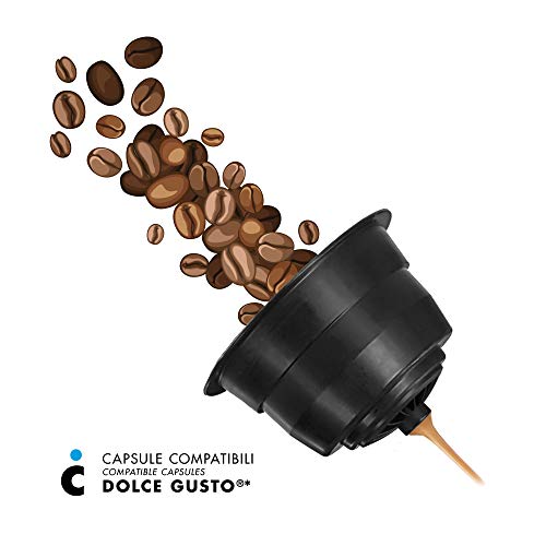 FRHOME - Nescafè Dolce Gusto 96 Càpsulas compatibles - Il Caffè Italiano - Mezcla Descafeinado Intensidad 8 - Imagen 7