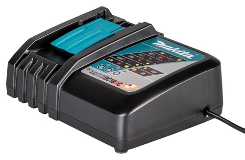 Image of MAKITA DC18RC Charger 7.2-18V Output 120V Input NEW | Optimum quick charger, 18 V lithium-ion, built-in cooling fan, also charges 14.4 V