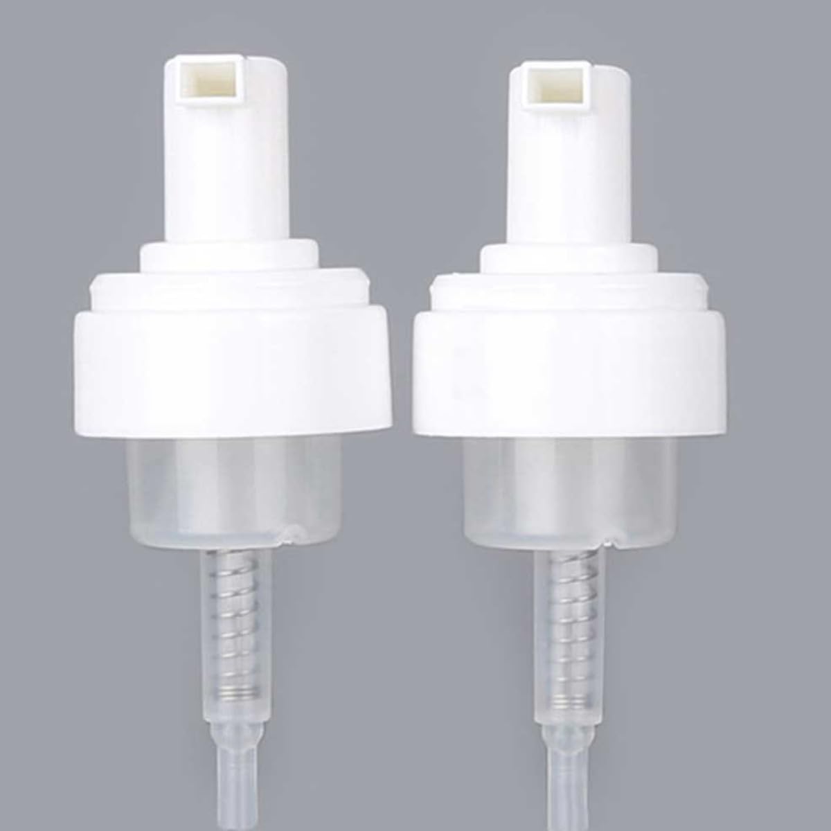 TEHAUX Botellas Espumosas Transparentes 100 Ml 10 Piezas para Subenvase de Maquillaje, Botellas Rellenables Portátiles sin Fugas para Viaje y Uso Diario