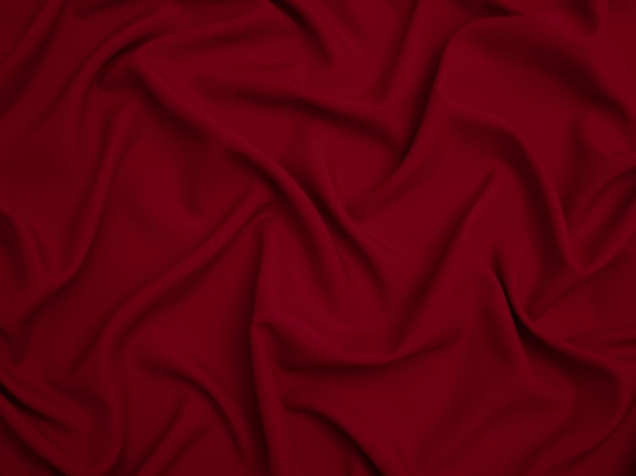 Minerva Maroon Soft Touch Crepe Fabric - Per Metre