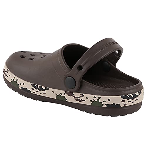 Image of URJO Splash Kid's Clogs /Sandals with Adjustable Back Strap Ultra Soft & Flexibility Anti Skid Comfortable Waterproof Daily Mules Clogs /Sandals Boy's & Girl's