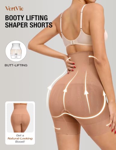 Image of Vertvie Tummy Control Shapewear Shorts High Waisted Butt Lift