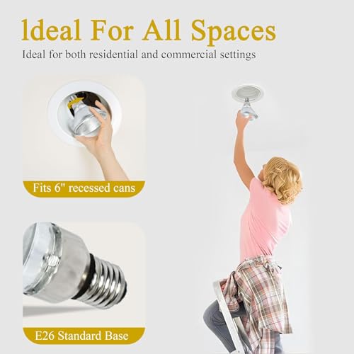 Lachesan PAR38 Halogen Flood Light Bulbs 2 Pcs, 90W 120V Halogen Bulb, E26 Base, 2700K Warm White Light for Indoor by Lachesan - Image 2
