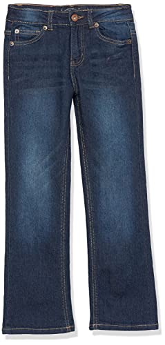 Lucky Brand Girls' Bootcut Fit Stretch Denim Jeans with Zipper