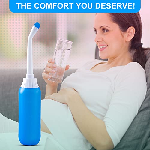 Xmyunsong Peri Bottle For Postpartum Care Perineal Spray Peri Bottle Postpartum Essentials Travel Bidet Cleansing Feminine Care Portable Travel Bidet Douche Bottle For Women Men Baby 13.5Oz（Blue） #TOP1