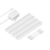 Komfortables 24V Steck-System ATOM für sichere und einfache Montage (ergänzendes Zubehör in unserem Shop erhältlich) (Kompatibel mit Unterbauleuchten SIRIS und SABIK)