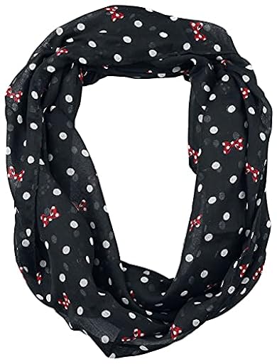 Micky & Minnie Minnie Maus - Dots & Bows Unisex Pañuelo Negro one size 100% poliéster | Ya disponible en tu tienda friki favorita! En mundofriki.es! Micky & Minnie Minnie Maus - Dots & Bows Unisex Pañuelo Negro one size 100% poliéster | Ya disponible en tu tienda friki favorita! En mundofriki.es!