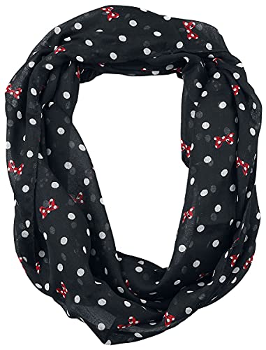 Micky & Minnie Minnie Maus - Dots & Bows Unisex Pañuelo Negro