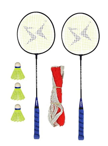 TIAGO Badminton Set, Badminton Racket Set of 2, 3 Pcs Shuttlecock & 1 Pc Net (B0C42YHW18) Amazon Price History, Amazon Price Tracker