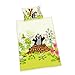 Produktbild Herding DER KLEINE MAULWURF Kleinkinder-Bettwäsche-Set, Wendemotiv, Bettbezug 100 x 135 cm, Kopfkissenbezug 40 x 60 cm, Baumwolle/Renforcé