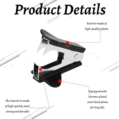 6 Stück Entklammerer,Heftklammerentferner,Klammerentferner,Klammeraffe,Enthefter,Tackerklammern Entferner,Tacker Entferner,Heftklammern Entferner,Für Büro Schule Heim Schreibtisch Zubehör